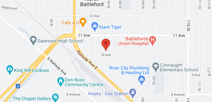map of 1011 103rd ST